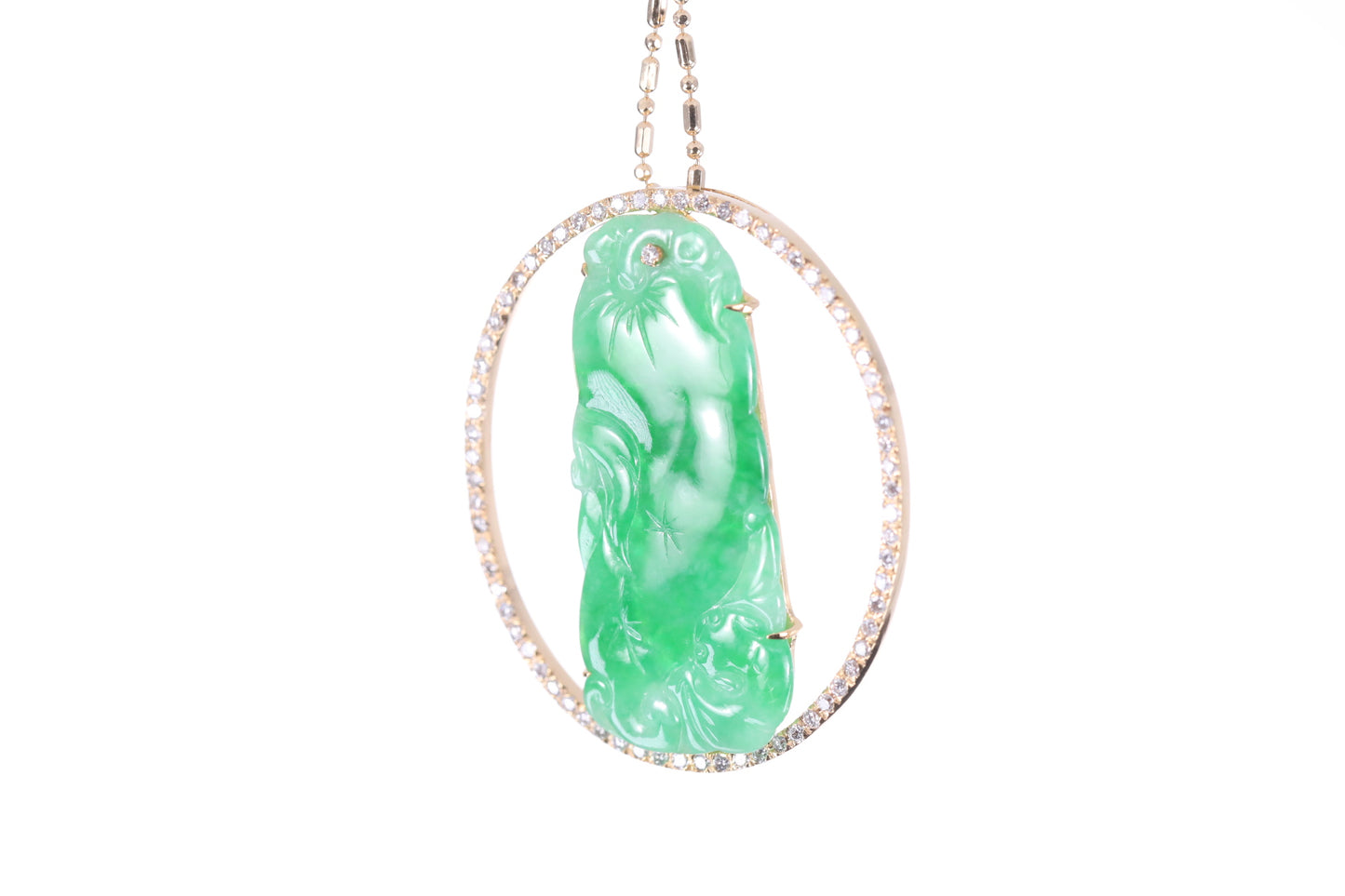 Jadeite Gourd Pendant