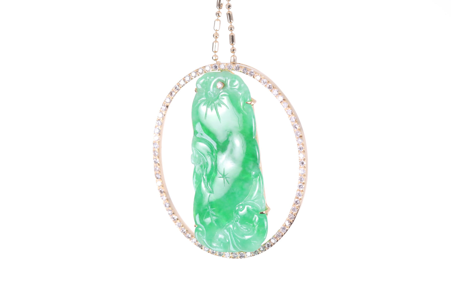 Jadeite Gourd Pendant