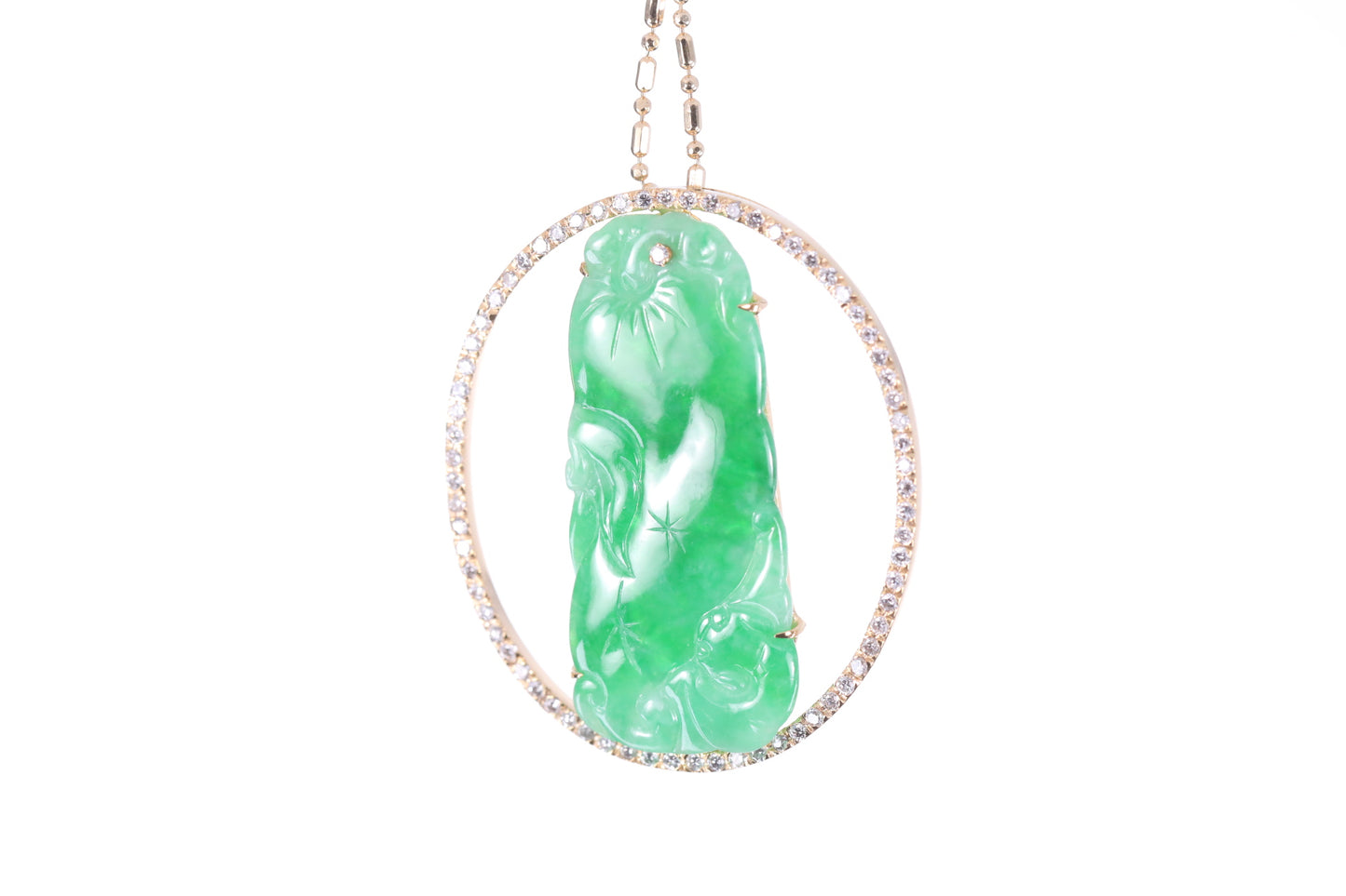 Jadeite Gourd Pendant