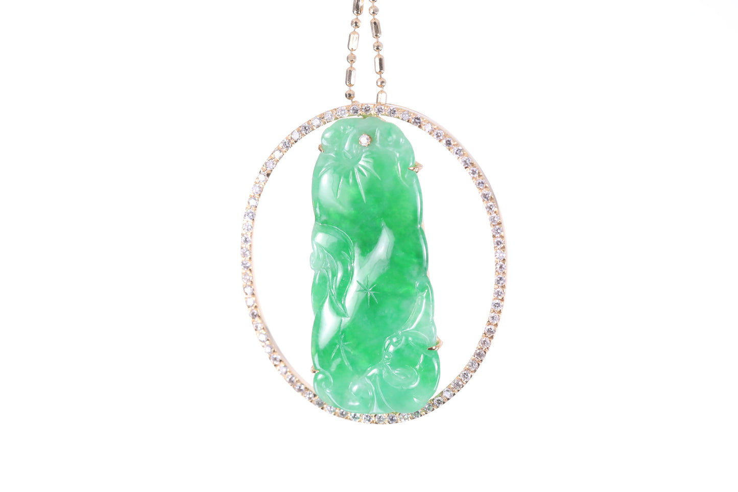 Jadeite Gourd Pendant