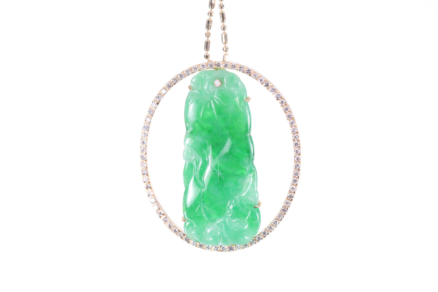 Jadeite Gourd Pendant