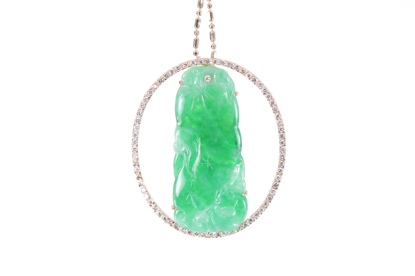 Jadeite Gourd Pendant