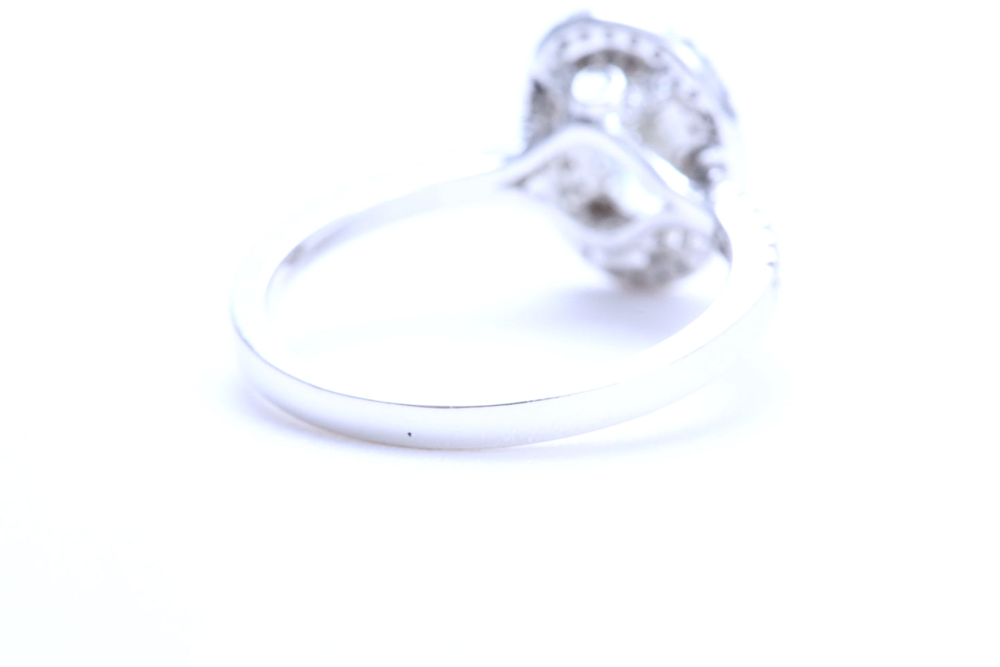 3/4 Carat Oval Shaped Engagement Ring