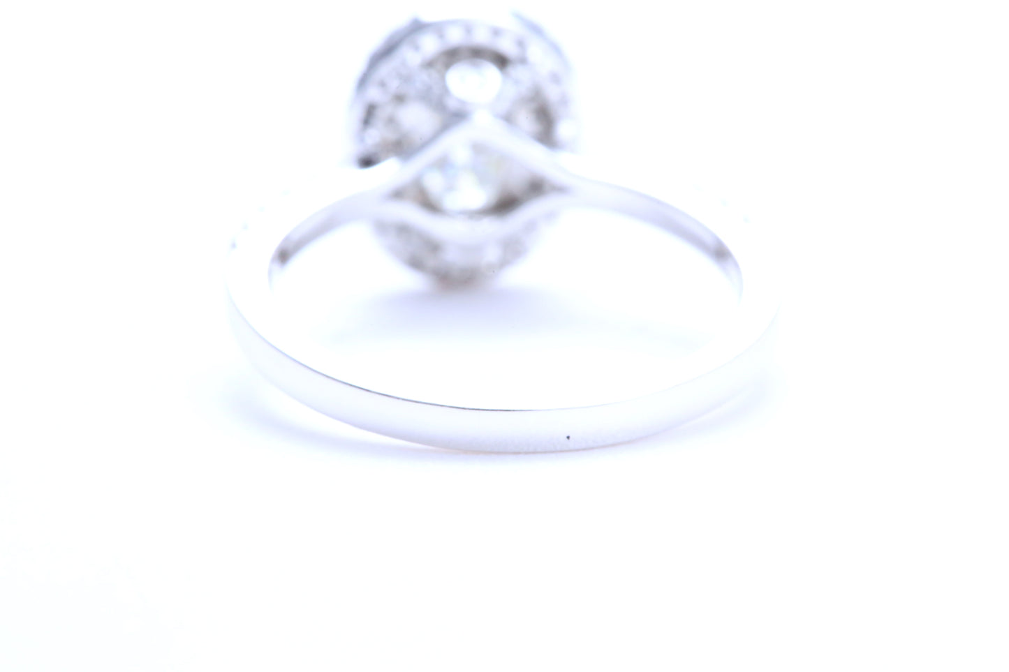 3/4 Carat Oval Shaped Engagement Ring