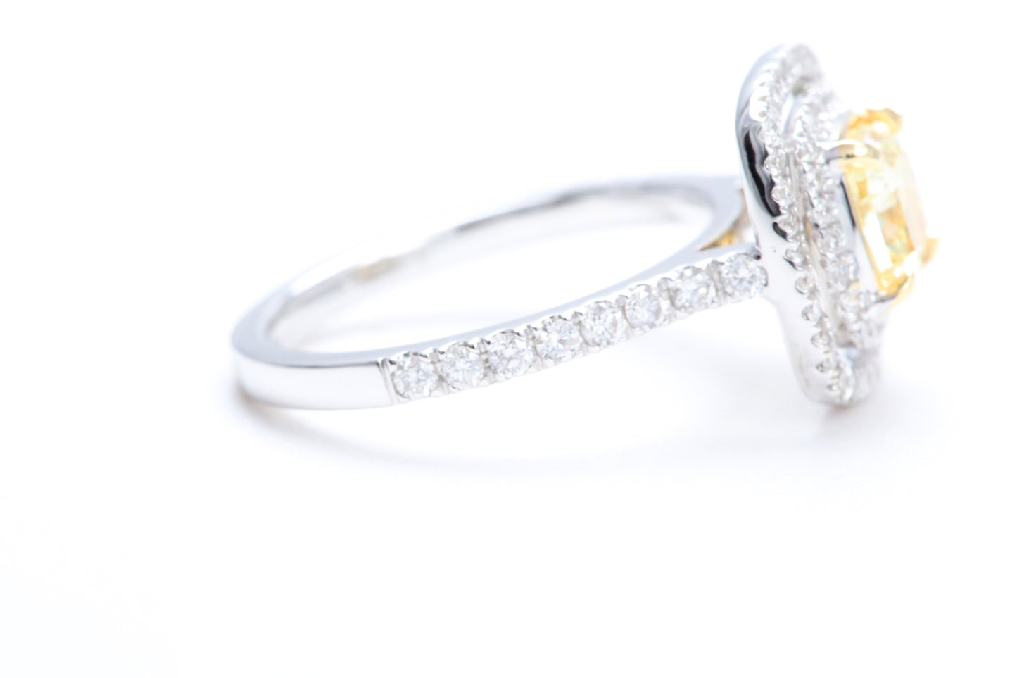 Fancy Cushion Shaped Diamond Ring