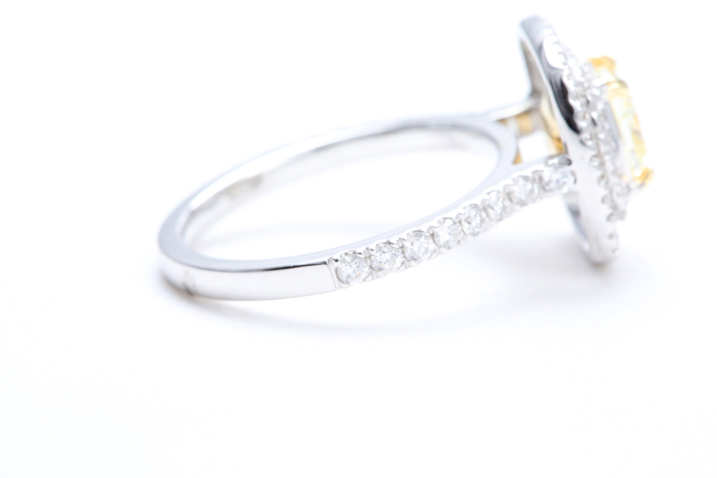 Fancy Cushion Shaped Diamond Ring