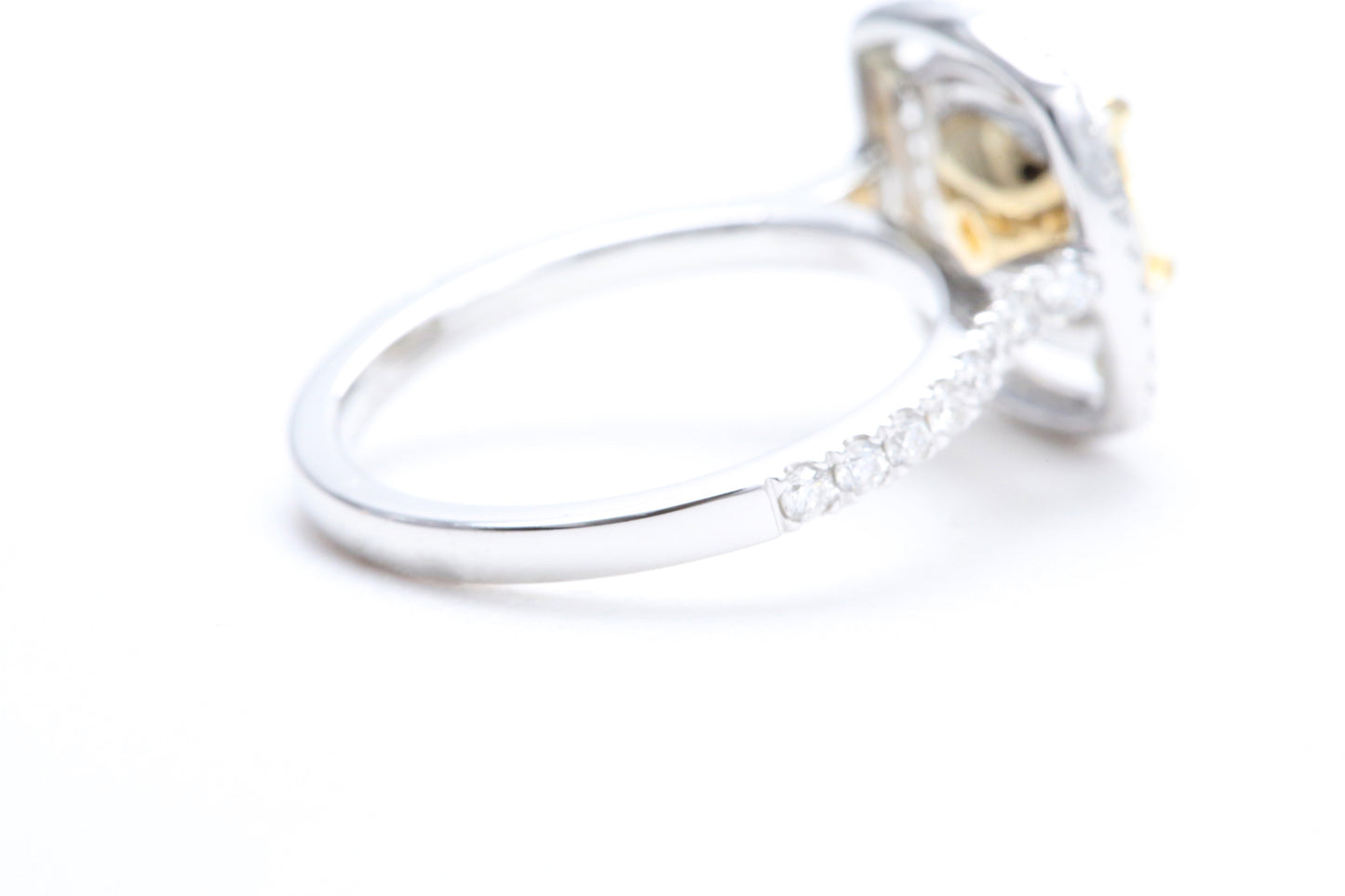 Fancy Cushion Shaped Diamond Ring