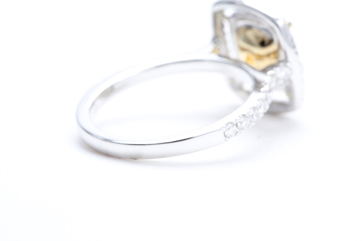 Fancy Cushion Shaped Diamond Ring