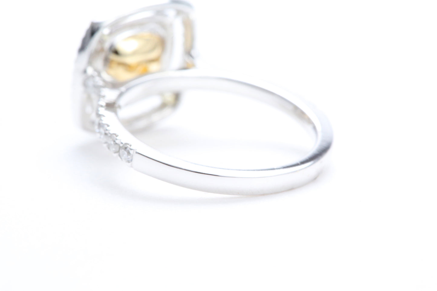 Fancy Cushion Shaped Diamond Ring