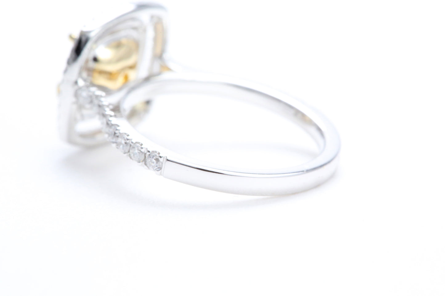 Fancy Cushion Shaped Diamond Ring