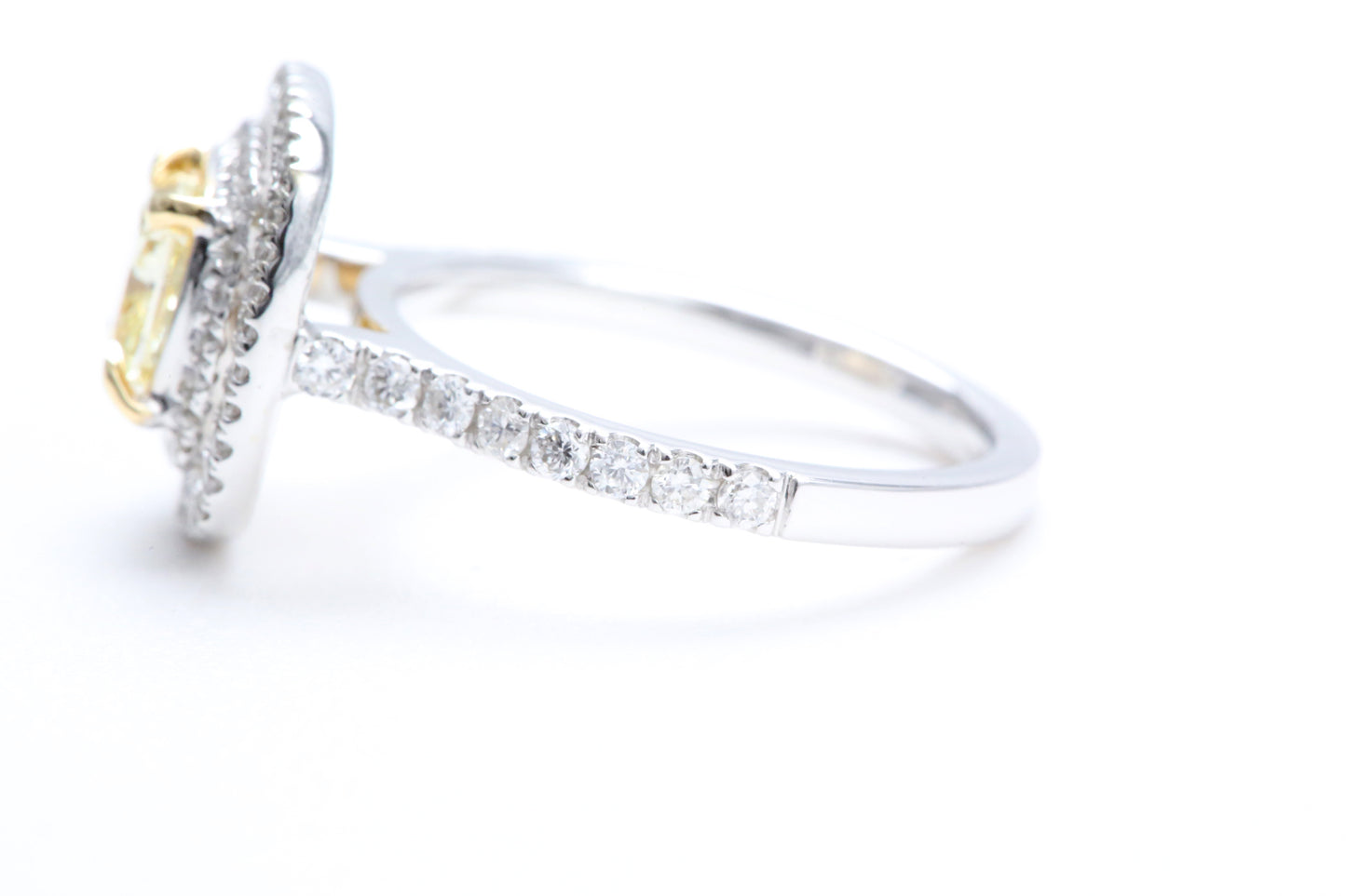 Fancy Cushion Shaped Diamond Ring