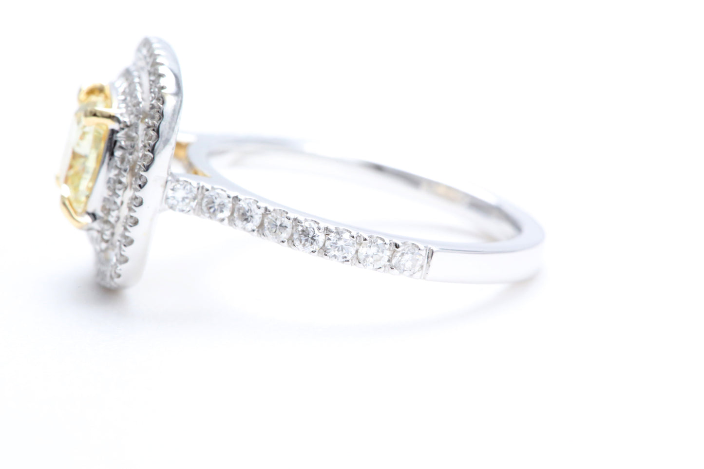 Fancy Cushion Shaped Diamond Ring