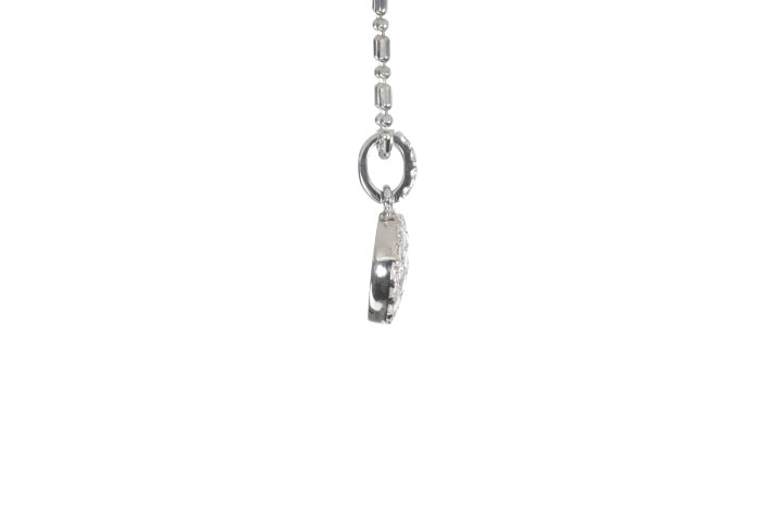 Round Pavé Diamond Pendant
