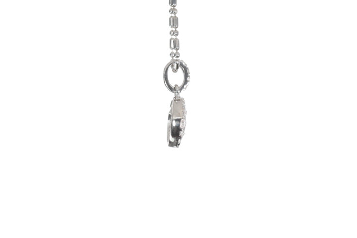 Round Pavé Diamond Pendant