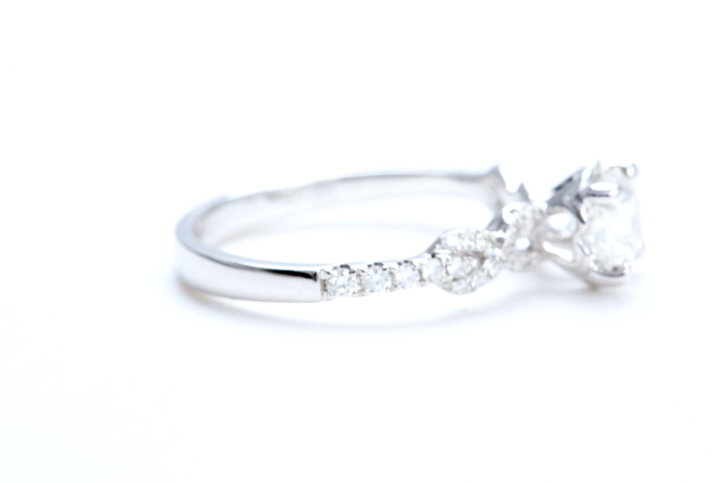 3/4 Carat Ideal Square Shaped Engagement Ring
