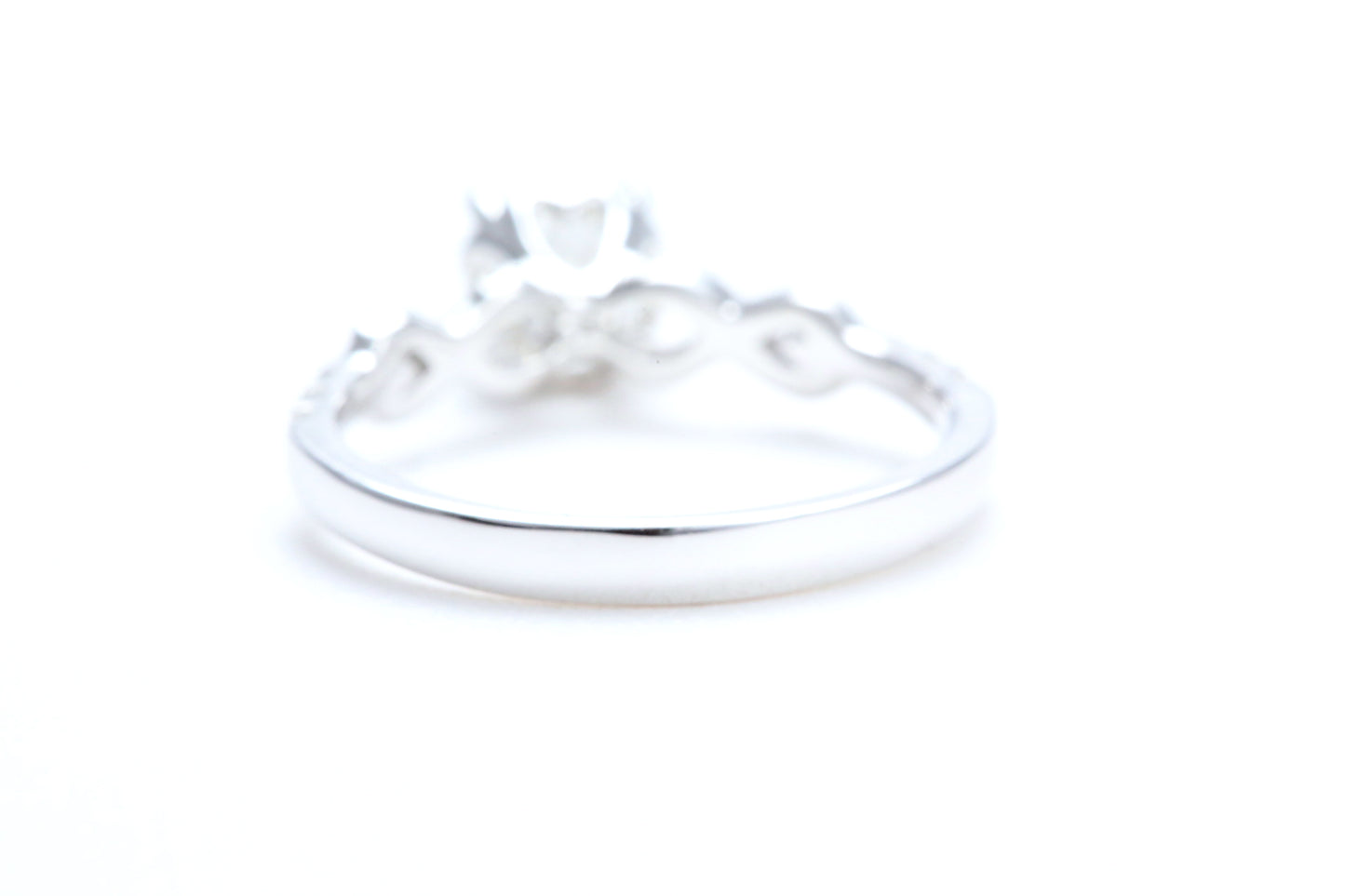 3/4 Carat Ideal Square Shaped Engagement Ring