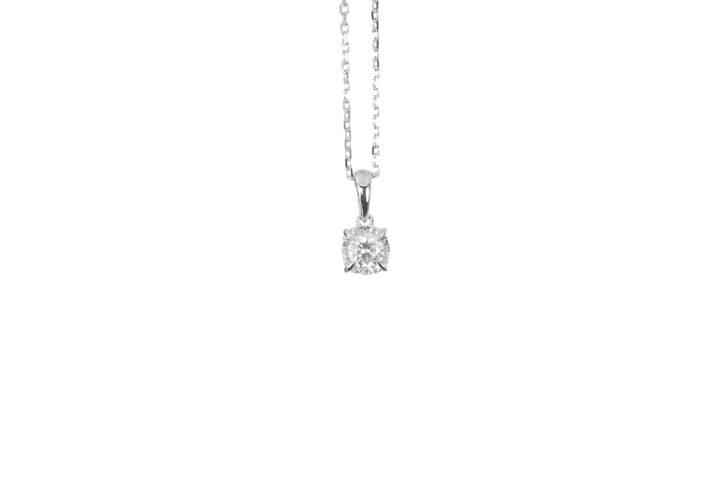 Solitaire Diamond Pendant