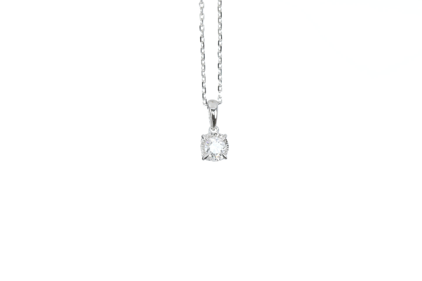 Solitaire Diamond Pendant