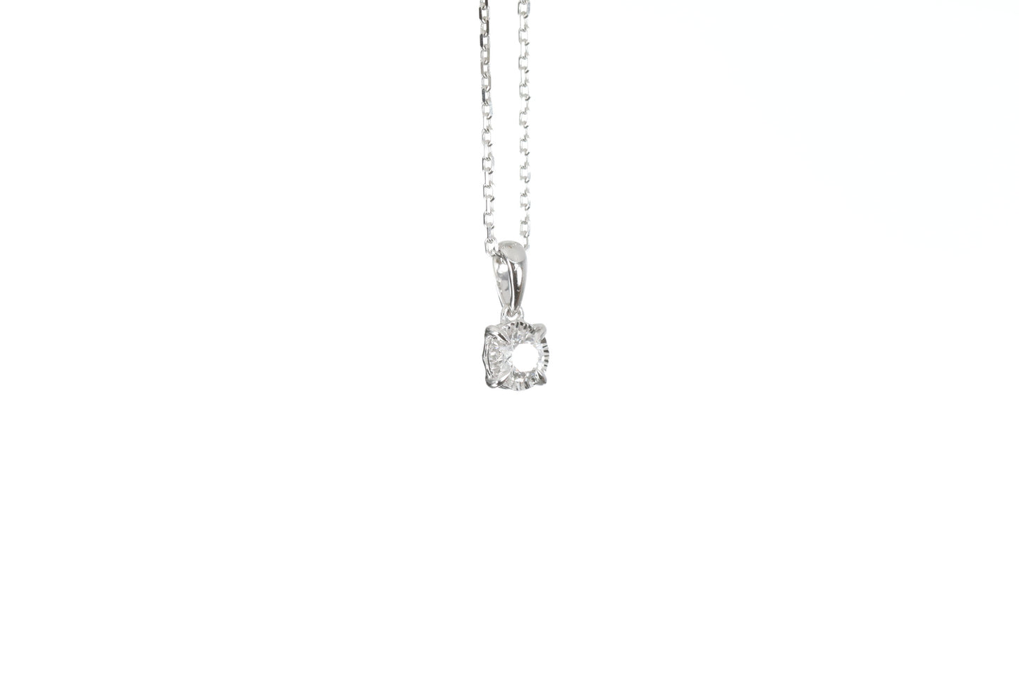 Solitaire Diamond Pendant