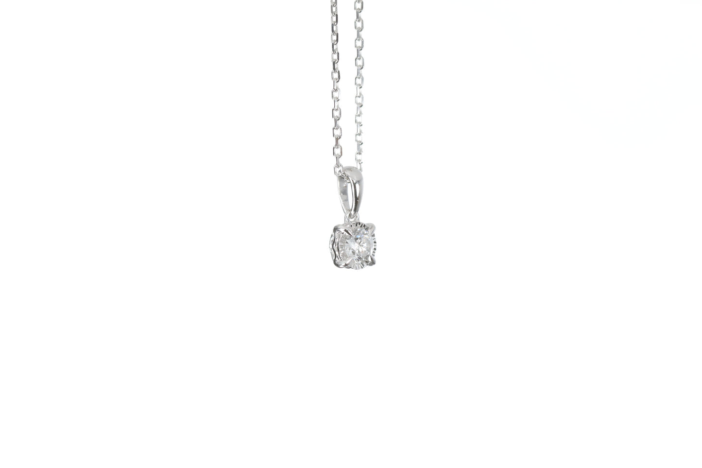 Solitaire Diamond Pendant