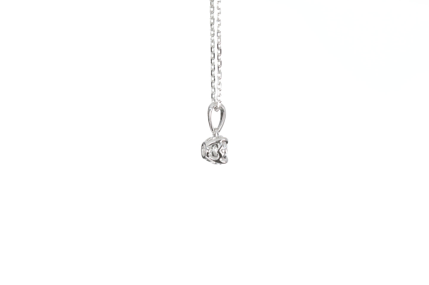 Solitaire Diamond Pendant