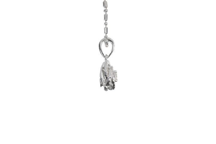 Small Diamond Love Knot Pendant