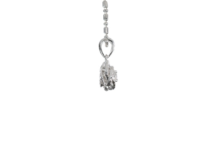 Small Diamond Love Knot Pendant