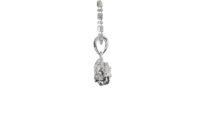 Small Diamond Love Knot Pendant
