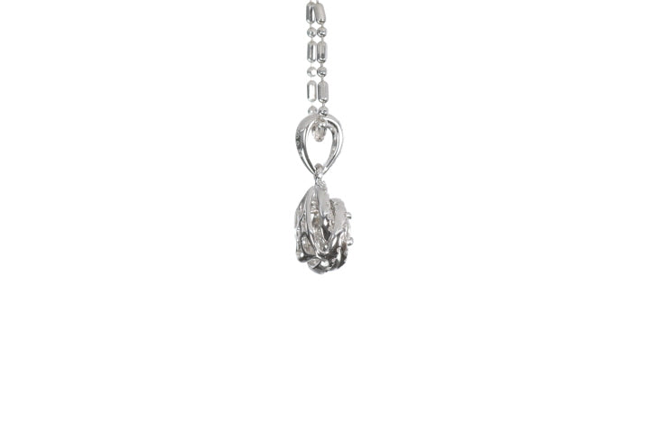 Small Diamond Love Knot Pendant