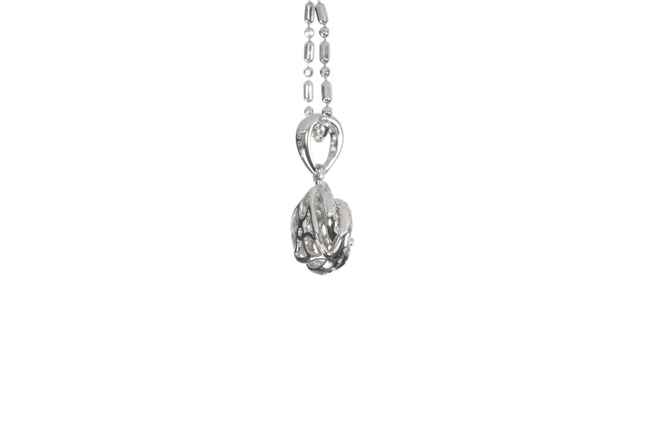 Small Diamond Love Knot Pendant