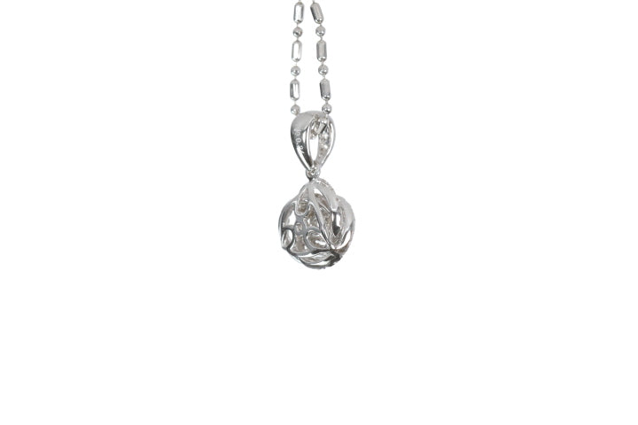 Small Diamond Love Knot Pendant