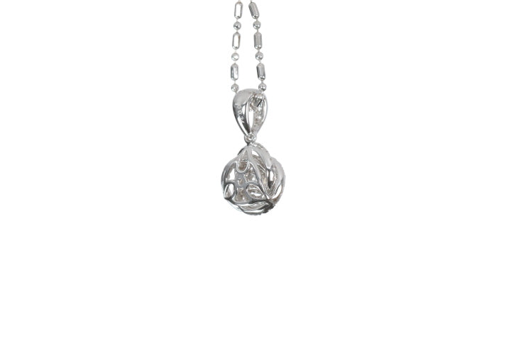 Small Diamond Love Knot Pendant