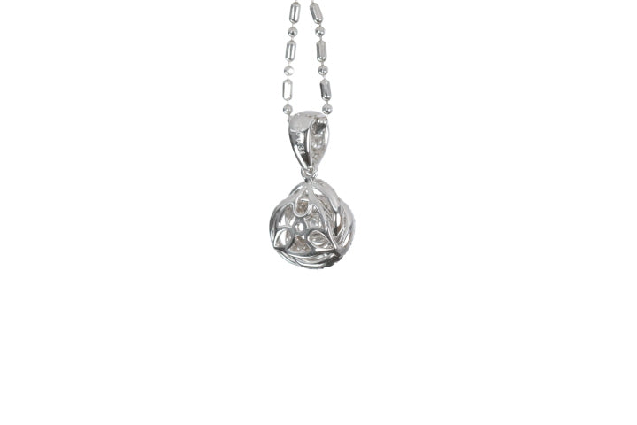 Small Diamond Love Knot Pendant