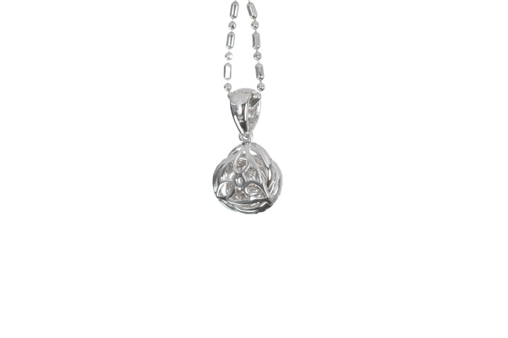 Small Diamond Love Knot Pendant