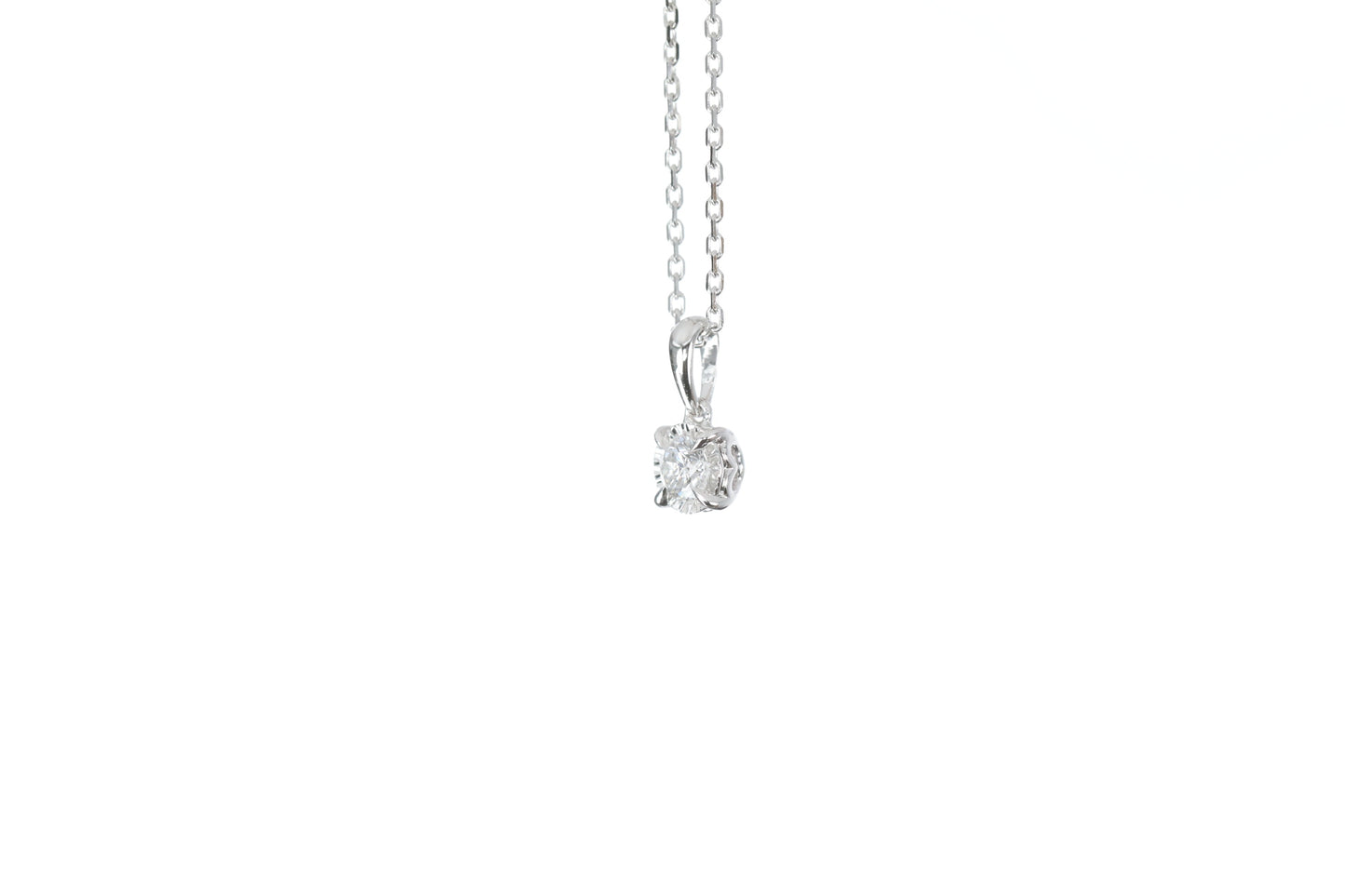 Solitaire Diamond Pendant