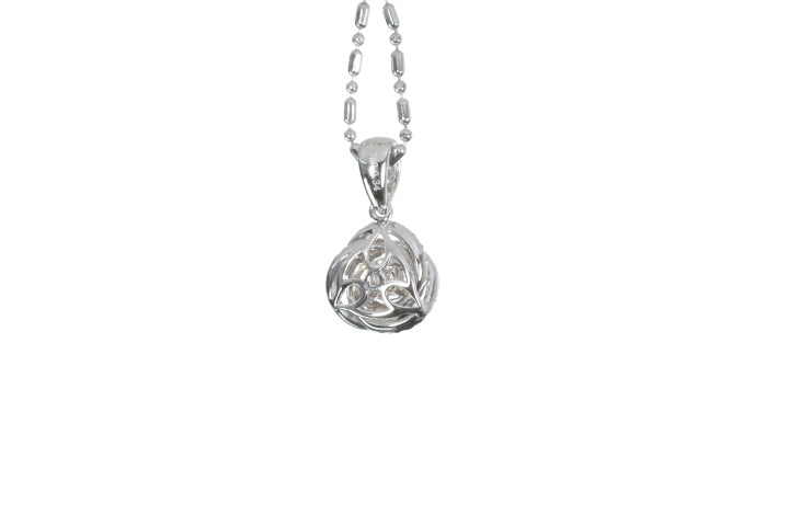 Small Diamond Love Knot Pendant