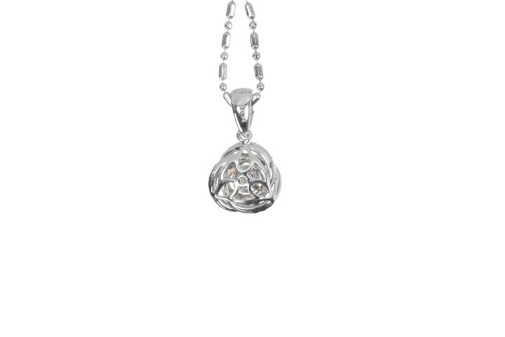 Small Diamond Love Knot Pendant