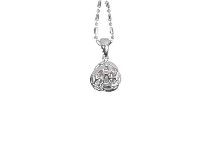 Small Diamond Love Knot Pendant