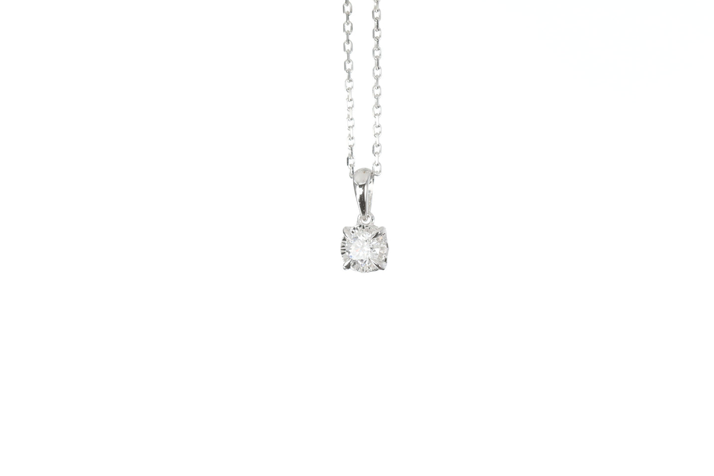 Solitaire Diamond Pendant