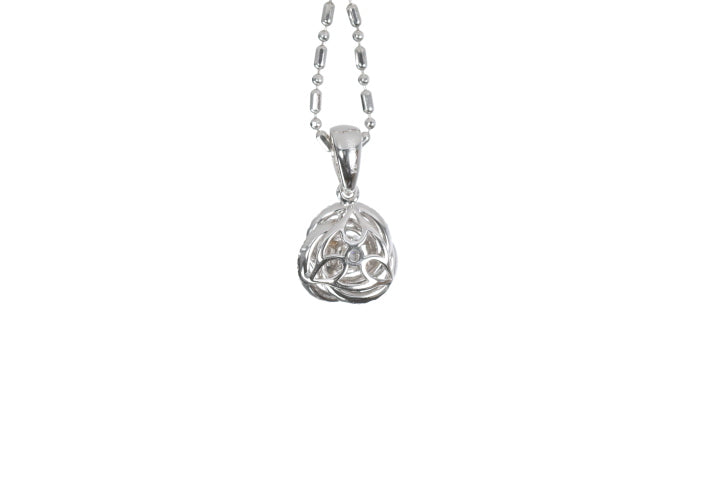 Small Diamond Love Knot Pendant