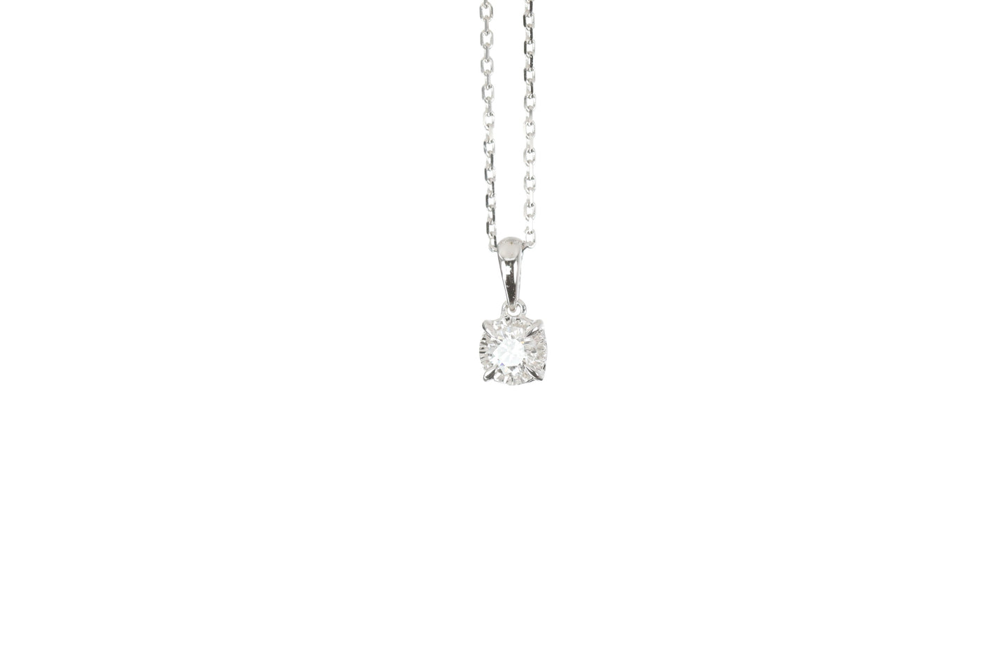 Solitaire Diamond Pendant