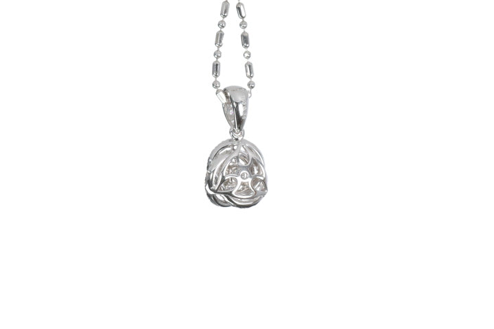 Small Diamond Love Knot Pendant