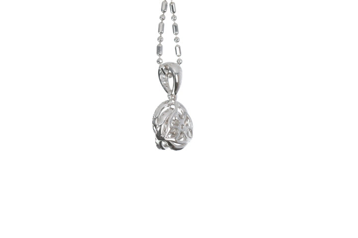 Small Diamond Love Knot Pendant