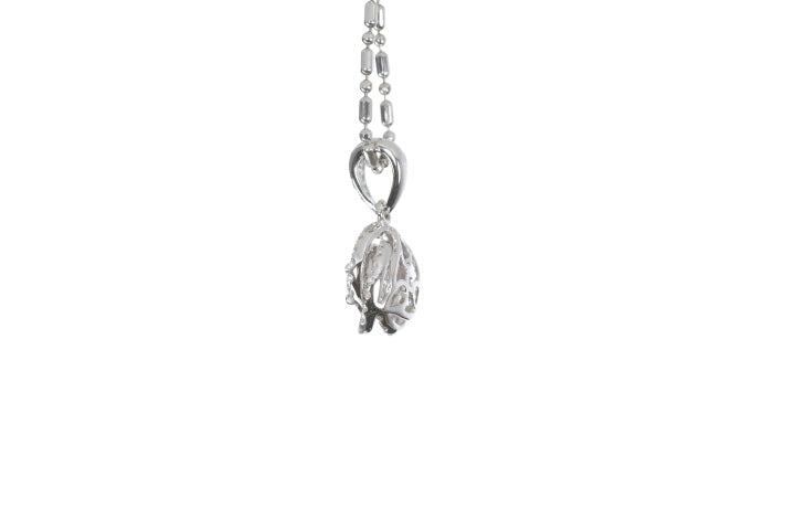 Small Diamond Love Knot Pendant