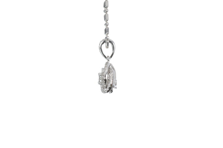 Small Diamond Love Knot Pendant