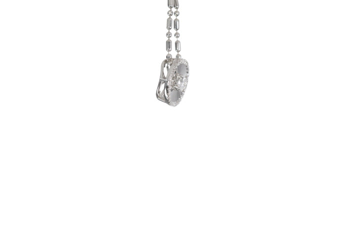Starburst Disc Diamond Pendant