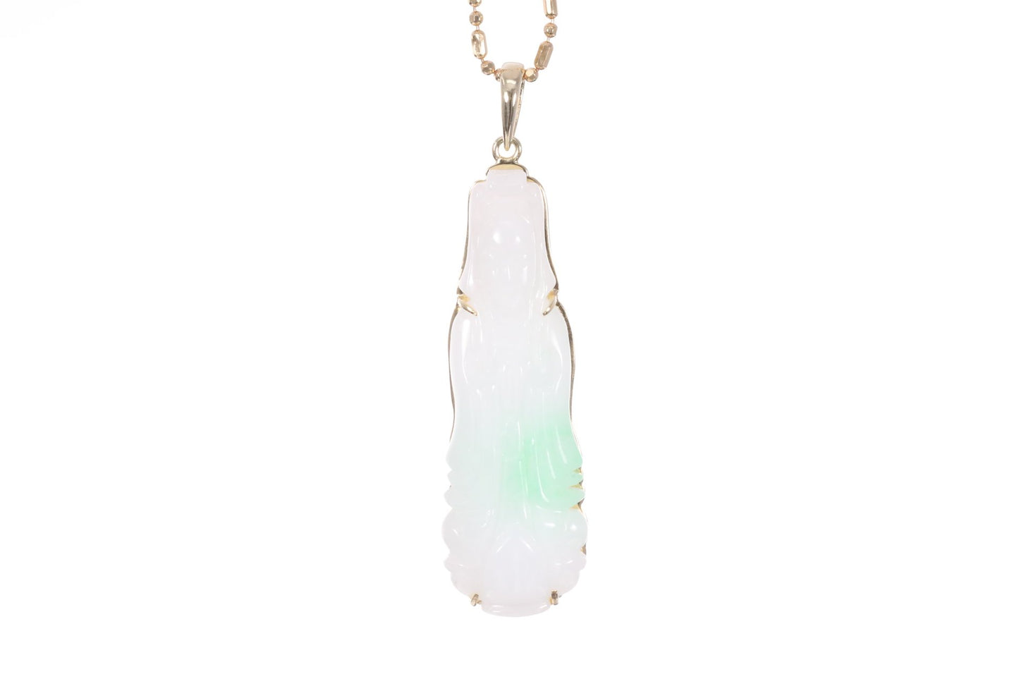 Jadeite Guan Yin Pendant