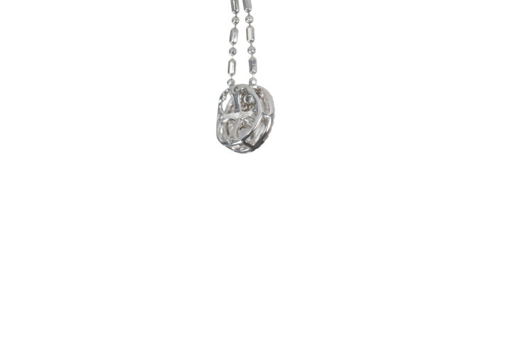 Starburst Disc Diamond Pendant