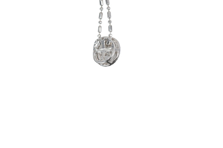 Starburst Disc Diamond Pendant