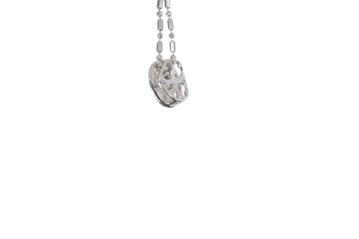 Starburst Disc Diamond Pendant
